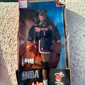Barbie NBA Miami Heat Doll - Black and Red